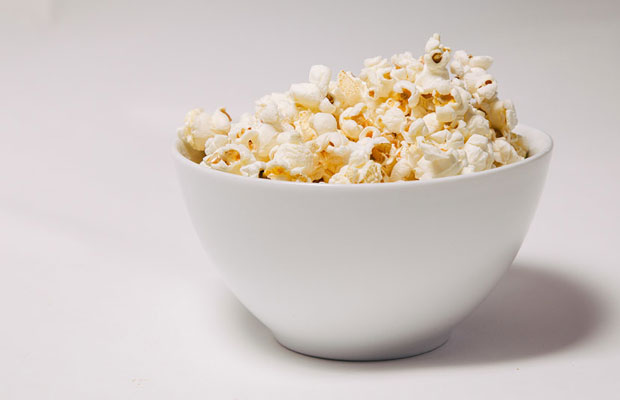 A bowl of popcorn