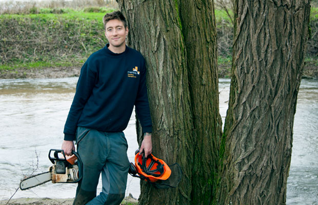 Max Leslie at work