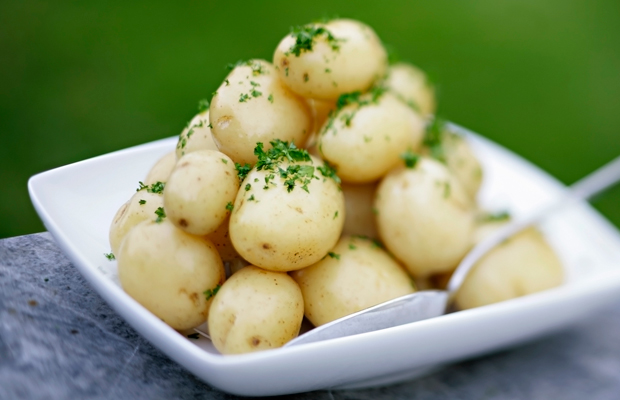 Boiled potatoes