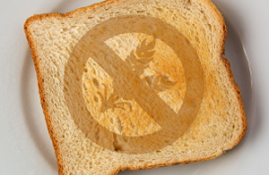 Gluten-free slice of bread