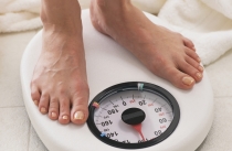 Feet on scale 