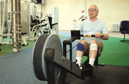 Tony Cooley in gym
