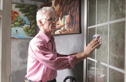 Danny Simpson believes that keeping moving helps his arthritis 