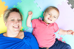 Jennie, 38, from Tewkesbury, Gloucestershire, with her son Michael