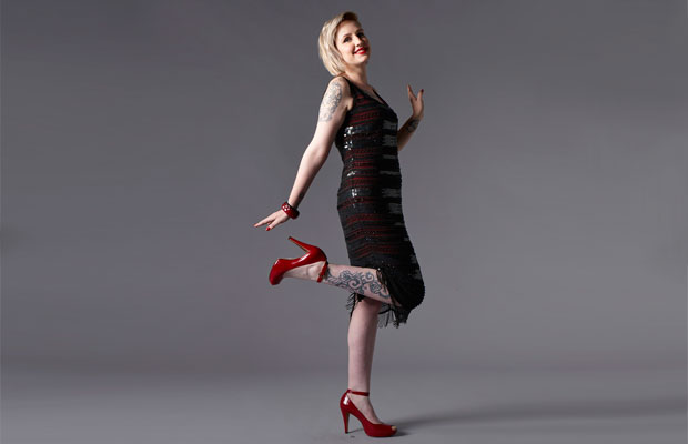 Shell Williams modelling a BHF shop style