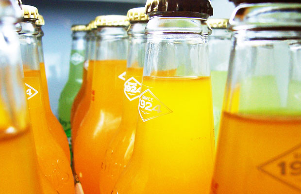 Sugar-sweetened fizzy drinks 