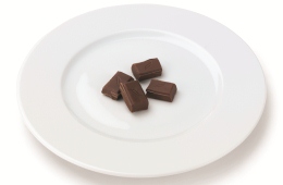 Four squares of milk chocolate: 100 calories