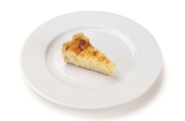 One-eleventh of a 400g quiche: 100 calories