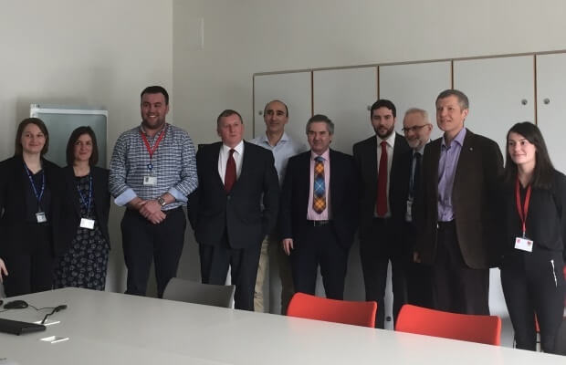 Dr Alan Stewart with a team of researchers at St Andrews University