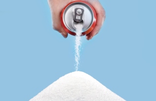 Sugar in can of soft drink