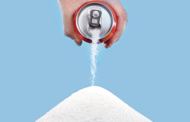 Sugar in can of soft drink