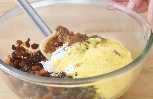 dried fruit polenta