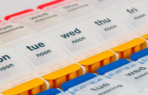 Pill box days of the week