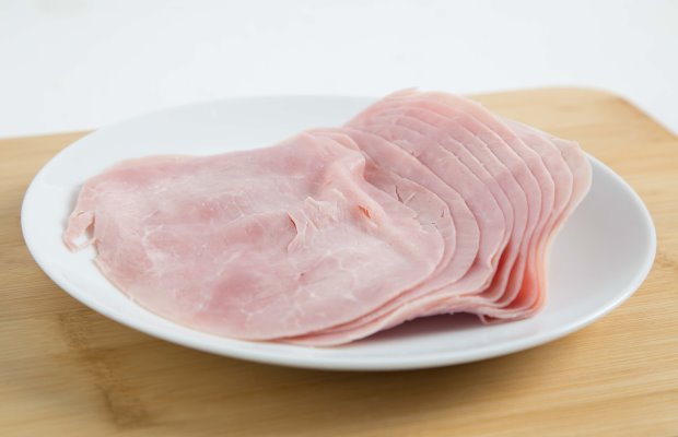 A portion of wafer thin ham