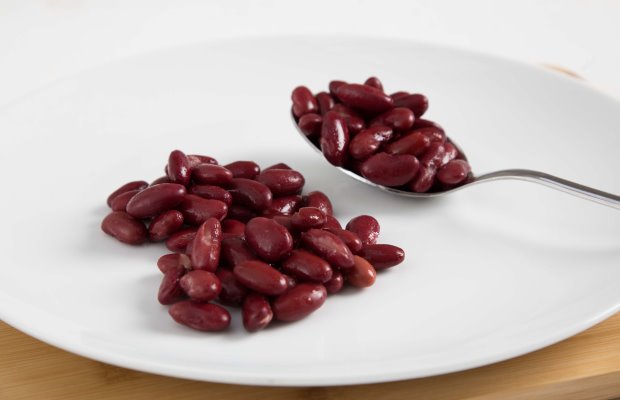 A portion of kidney beans