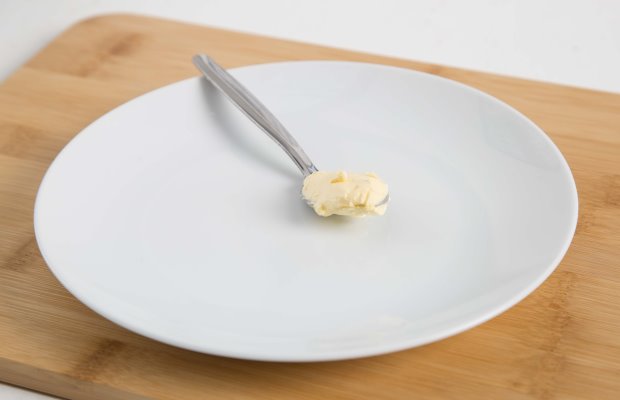 A portion of butter