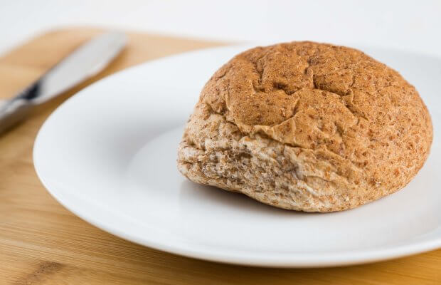 One brown bread roll