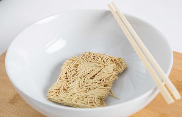 One portion of egg noodles