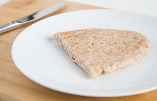 Half a pita bread