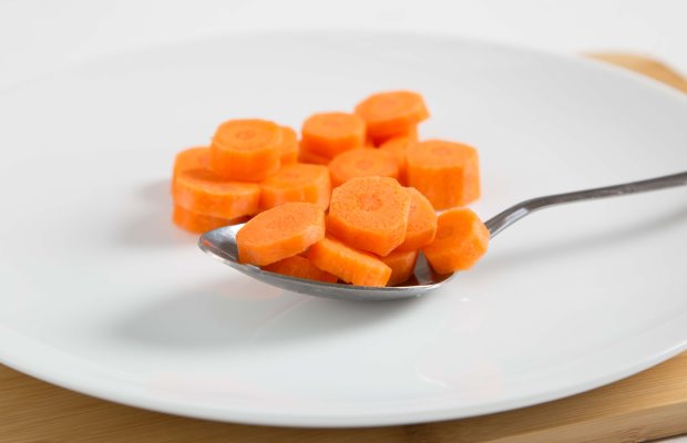 A portion of carrots