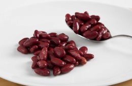 A portion of kidney beans