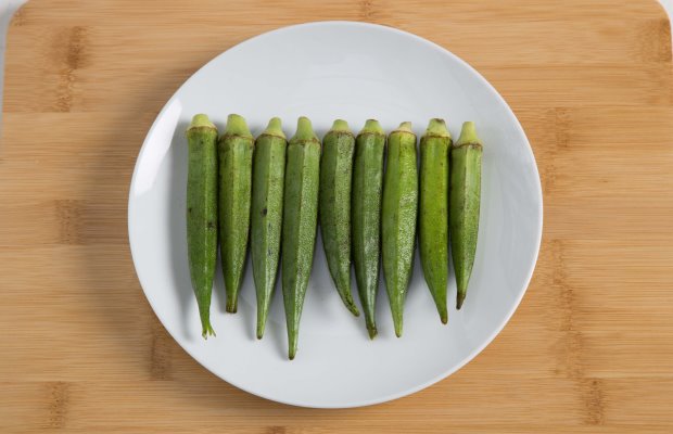 A portion of okra