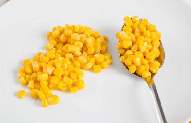 A portion of sweet corn