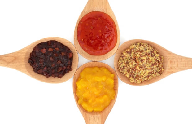 Four different sauces