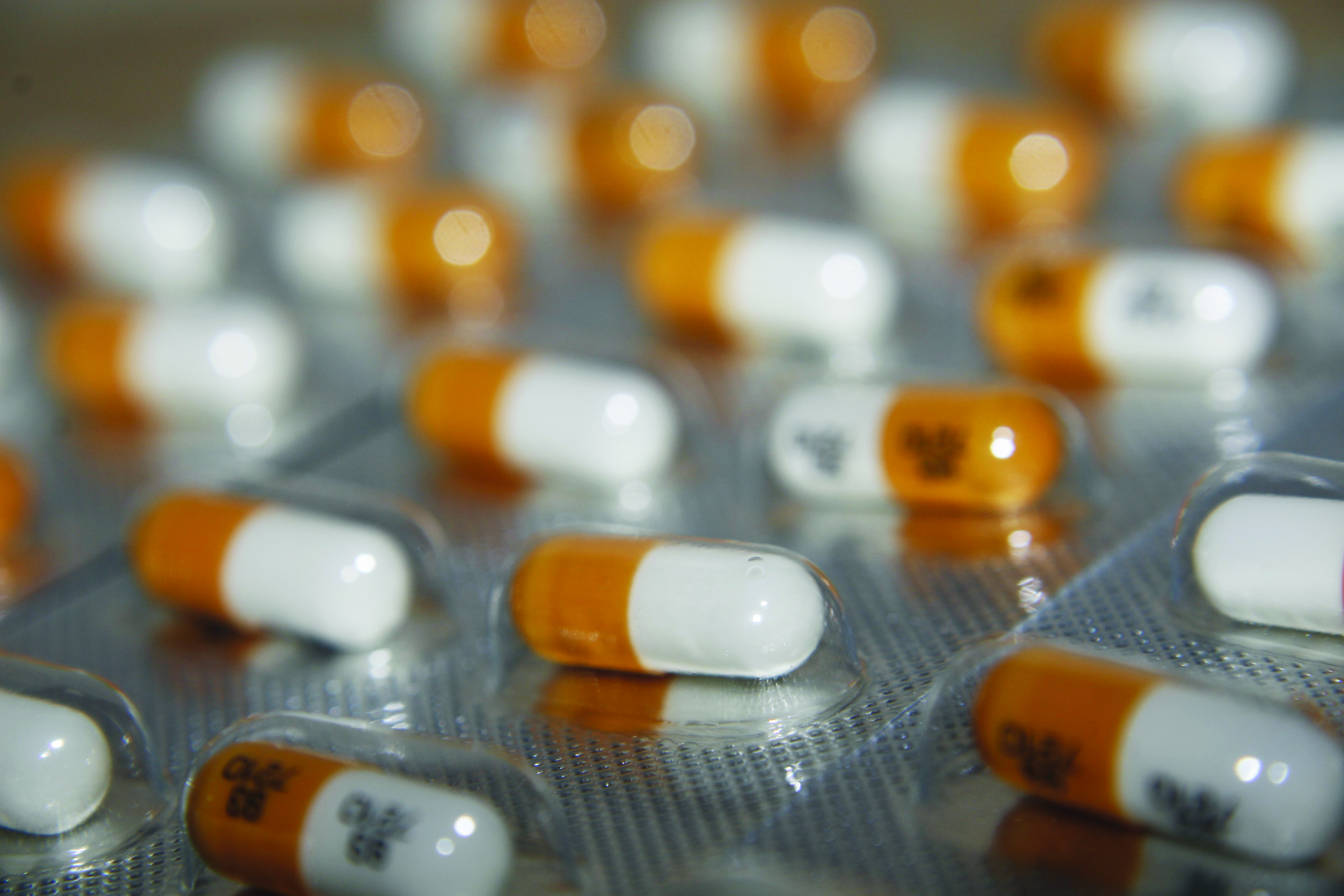 A close-up photo of a packet of ACE inhibitors