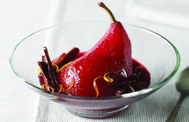 Hot-spiced pears