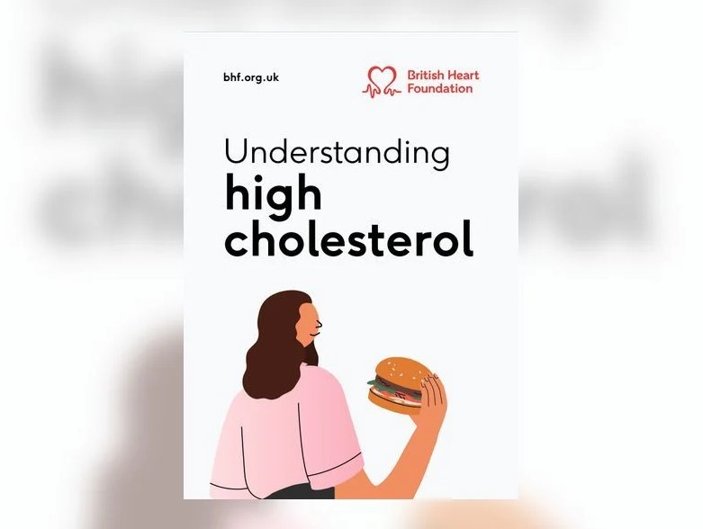 front cover of the BHF understanding high cholesterol booklet