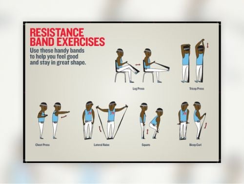 printable band exercises