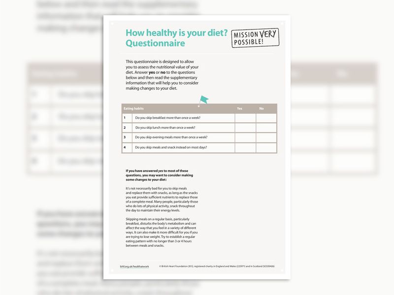 health-at-work-how-healthy-is-your-diet-questionnaire