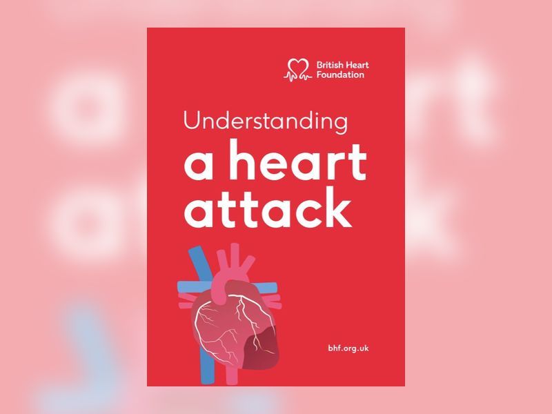 Understanding a heart attack A5 large print