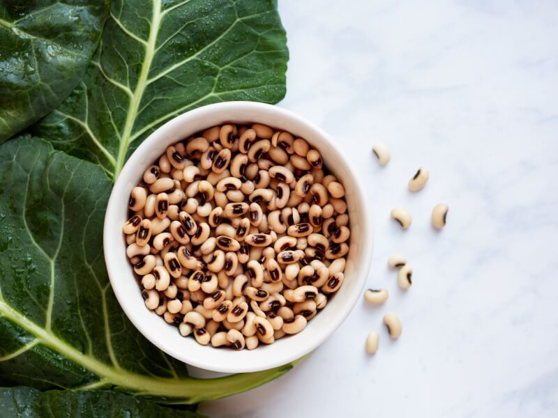 Black-eyed peas curry