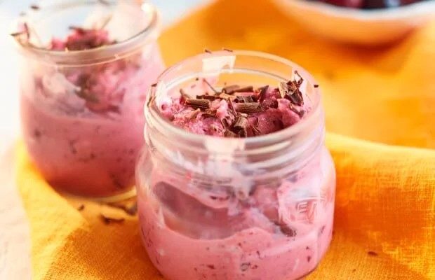 Black forest frozen yoghurt