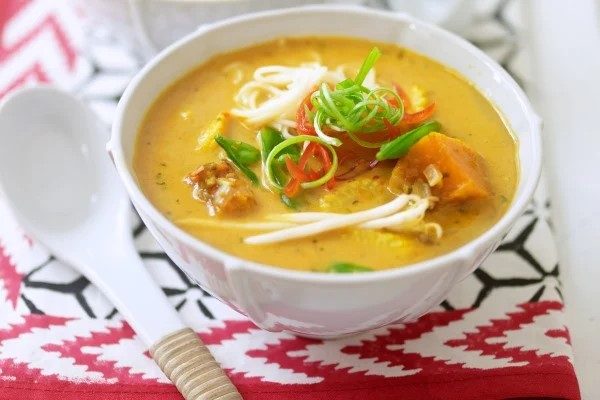 Butternut squash laksa