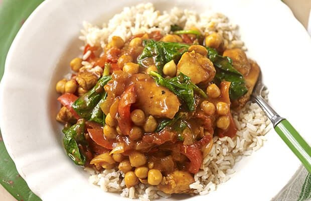 Chicken and chickpea curry