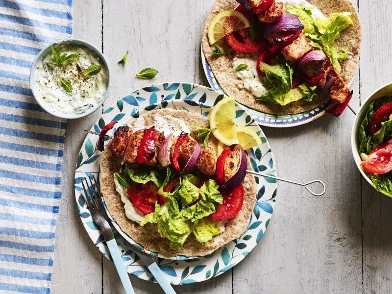 Chicken shish kebabs