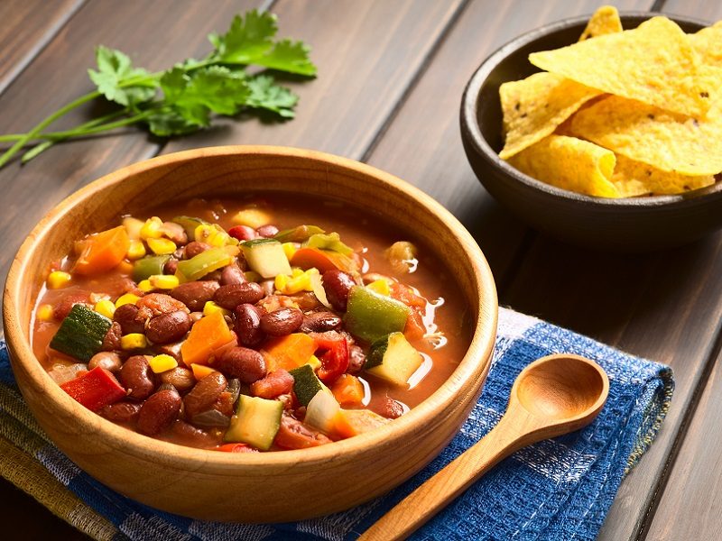 Chunky vegetable chilli