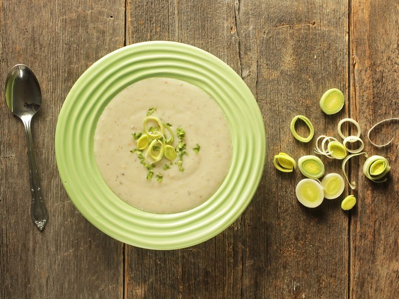 Leek and potato soup