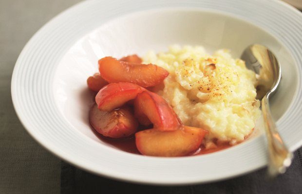 Lemon-scented rice pudding