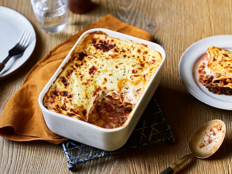 Low-fat lasagne recipe
