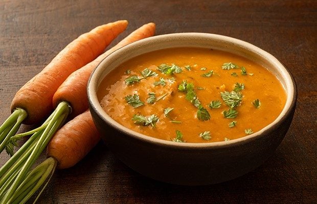 Moroccan-spiced carrot soup