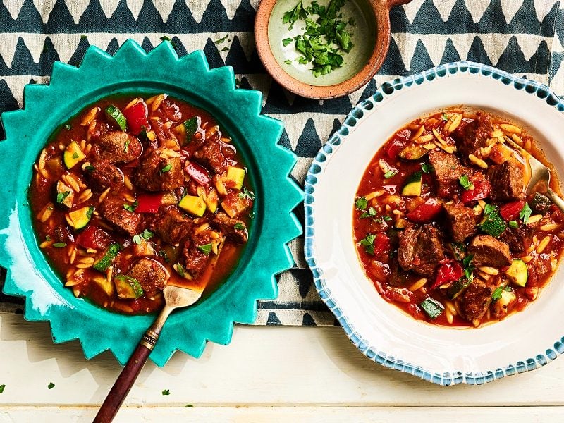 Lamb and orzo