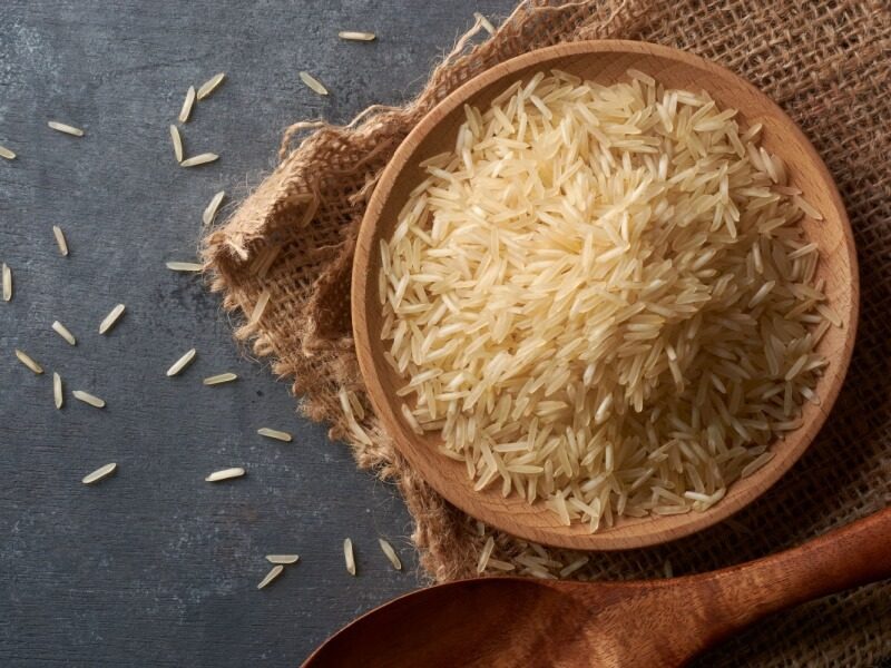 Peas and corn pilau rice