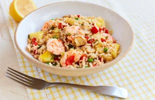 Prawn and pineapple fried rice