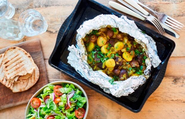 Slow-cooked Greek lamb