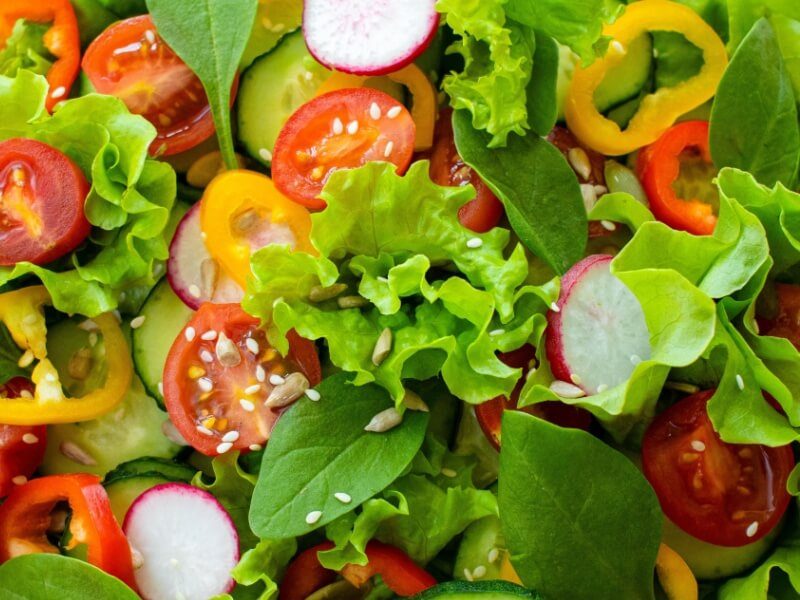 Tomato and onion salad