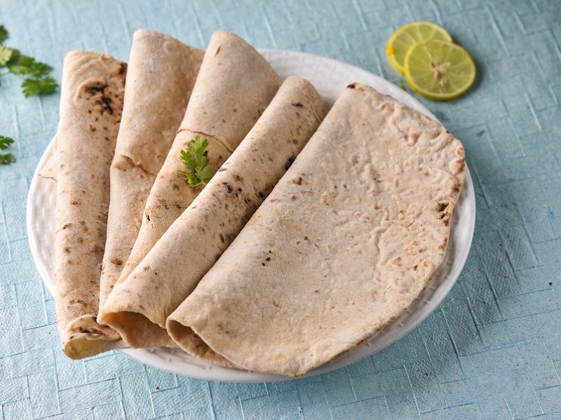 Wholemeal chapati or roti